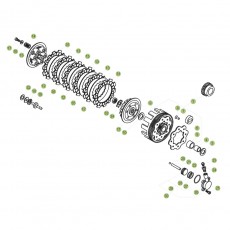 Beta EVO300 Factory 16 Primärtrieb/Kupplung