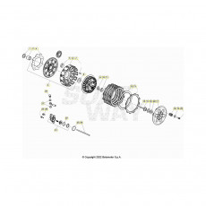 Beta EVO300 Factory 4T 23 Primärtrieb/Kupplung