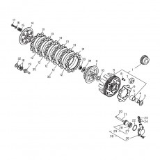 Beta EVO300 13 Primärtrieb - Kupplung