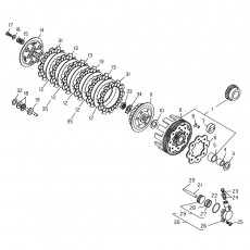 Beta EVO300 14 Primärtrieb - Kupplung