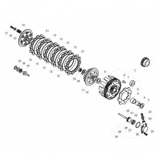 Beta EVO300 16 Primärtrieb - Kupplung