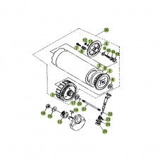 Beta RE125 09 Primärtrieb/Kupplung