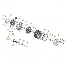 Beta REV250 4T 07 Primärtrieb/Kupplung