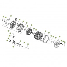 Beta REV250 4T 08 Primärtrieb/Kupplung