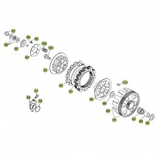 Beta REV50 08 Primärtrieb/Kupplung