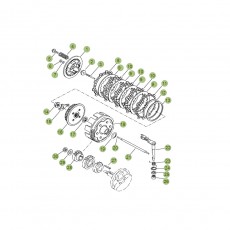Beta RR125 LC 13 Primärtrieb/Kupplung