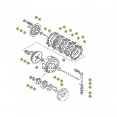 Beta RR125 LC 14-15 Primärtrieb/Kupplung
