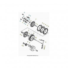 Beta RR125 LC 4T 21 Primärtrieb/Kupplung