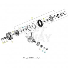 Beta RR125 LC T 23 Primärtrieb/Kupplung 1