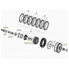 Beta RR125RC 20 Primärtrieb/Kupplung