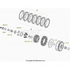 Beta RR200 20 Primärtrieb/Kupplung