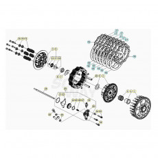 Beta RR250 21 Primärtrieb/Kupplung
