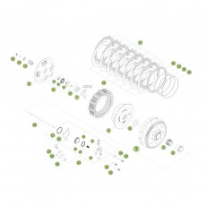 Beta RR250 2T 15 Primärtrieb/Kupplung