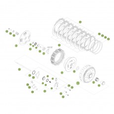 Beta RR250 16 Primaertrieb-Kupplung