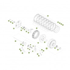 Beta RR250 2T Racing 14 Primärtrieb/Kupplung