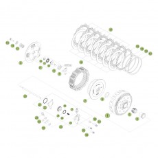 Beta RR250 2T Racing 16 Primärtrieb/Kupplung