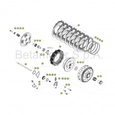 Beta RR300 17 Primärtrieb/Kupplung
