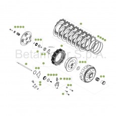 Beta RR300 RC 17 Primärtrieb/Kupplung