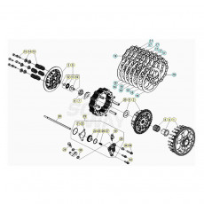 Beta RR300RC 20 Primärtrieb/Kupplung