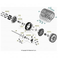 Beta RR350 21 Primärtrieb/Kupplung