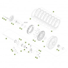 Beta RR350 Factory 14 Primärtrieb/Kupplung