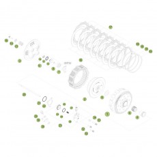 Beta RR350 Racing 15 Primärtrieb/Kupplung