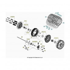 Beta RR350RC 20 4T Primärtrieb/Kupplung