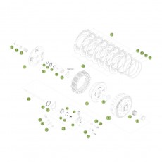 Beta RR390 15 Primärtrieb/Kupplung