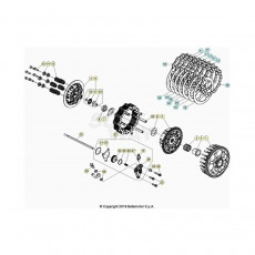Beta RR390RC 20 4T Primärtrieb/Kupplung