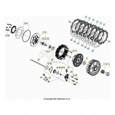 Beta RR390RC 22 4T Primärtrieb/Kupplung