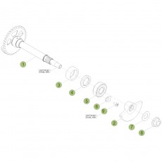 Beta RR400 Factory 11 Kurbelwelle/Kolben/Ausgleichswelle 1