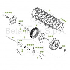 Beta RR430 17 Primärtrieb/Kupplung