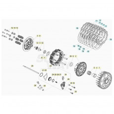 Beta RR430 20 Primärtrieb/Kupplung