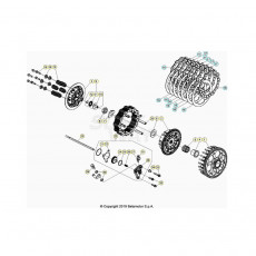 Beta RR430 21 Primärtrieb/Kupplung