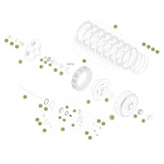 Beta RR430 Racing 15 Primärtrieb/Kupplung