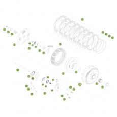 Beta RR430 Racing 16 Primärtrieb/Kupplung