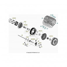 Beta RR480 21 Primärtrieb/Kupplung