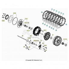 Beta RR480RC 22 4T Primärtrieb/Kupplung