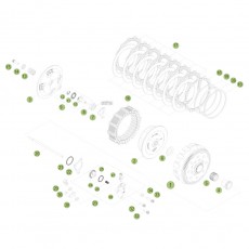 Beta RR480 Racing 15 Primärtrieb/Kupplung