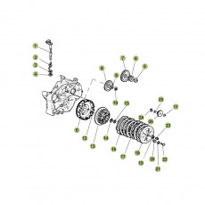 Beta RR50 Standard 10/11 Primärtrieb/Kupplung