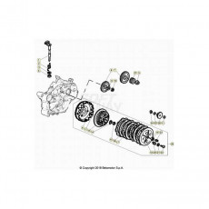 Beta RR50 Street 21 Primärtrieb/Kupplung
