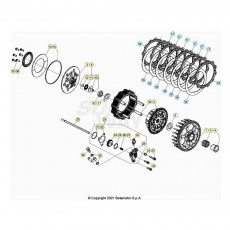 Beta Xtrainer250 22 Primärtrieb/Kupplung