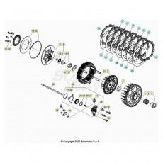 Beta Xtrainer300 22 Primärtrieb/Kupplung