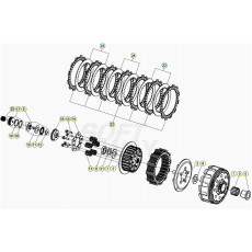 Beta RR125 20 Primärtrieb/Kupplung