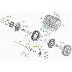 Beta RR250 20 Primärtrieb/Kupplung