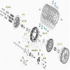 Beta RR300 20 Primärtrieb/Kupplung