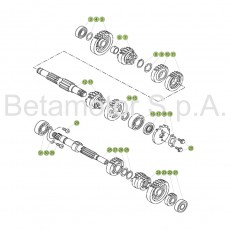 Beta 125 LC 17 Getriebe