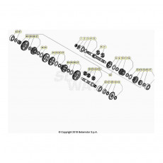 Beta  EVO125 Factory 21 Getriebe