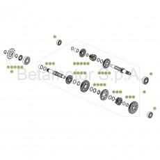 Beta EVO300 4T 18 Getriebe