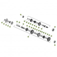 Beta EVO300 Factory 4T 16 Getriebe